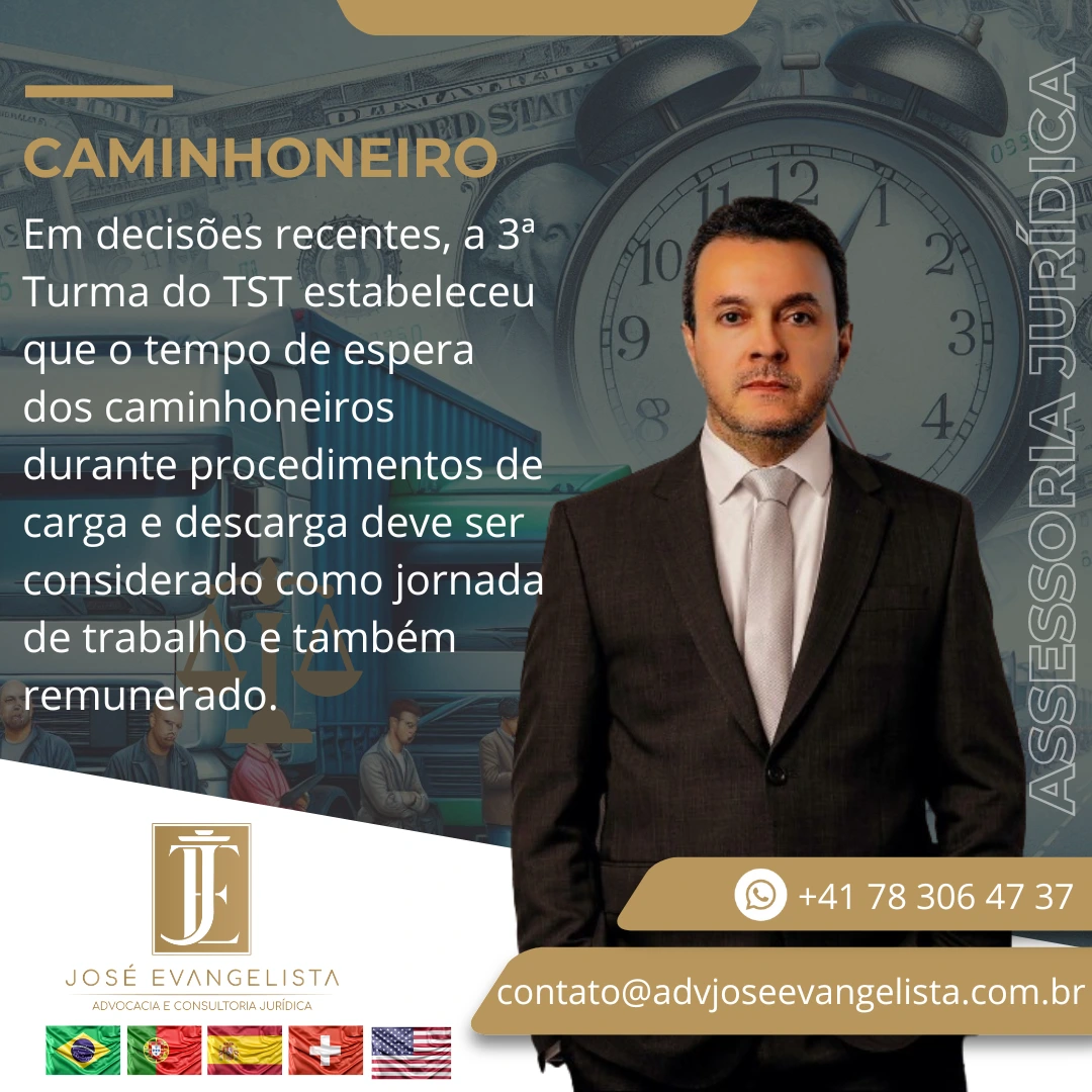 Caminhoneiro deve receber por tempo de espera com carga e descarga